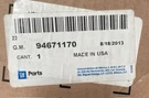 New Oem Gm Isuzu Alternator 94671170 8104792300 8104799230. Fixed Price $90.00.