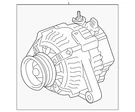 Genuine Toyota Alternator 27060-36061. Fixed Price $386.24.