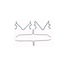 Disc Brake Hardware KIT-4WD Carlson 13246. Fixed Price $18.04.