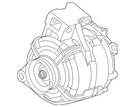 Genuine 2012-2017 Chevrolet Gmc Equinox 3.6L Alternator Generator 22988006. Fixed Price $329.39.