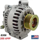 300 Amp 8306 Alternator Ford Excursion E-series F-series 6.0 New High Output Hd. Fixed Price $191.53.