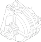 Genuine Audi Alternator 07K-903-026. Fixed Price $882.52.