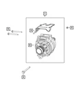 Genuine Mopar Alternator Remanufactured R8271770AA. Fixed Price $193.56.