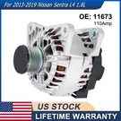 Alternator Oem 11673 For Nissan Sentra 2013-2019 L4 1.8L 110AMP 12V Cw 6-GROOVE. Fixed Price $91.99.
