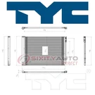 Tyc Ac Condenser For 2011-2016 Bmw 535I Gt Xdrive Air Conditioning Qc. Fixed Price $110.43.