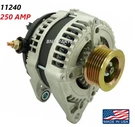 250 Amp 11240 Alternator Jeep Dodge Ram New High Output Performance Hd. Fixed Price $186.33.