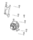 Genuine Mopar Engine Generator 68429973AA. Fixed Price $504.56.
