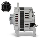 Alternator For Nissan 300ZX 90-93 3.0L Naturally Aspirated 80A 12V 4-GROOVE Cw. Fixed Price $162.38.