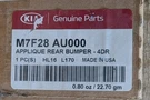 2019-2021 Kia Forte Rear Bumper Protector Applique New Oem M7F28 AU000. Fixed Price $39.00.