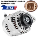 Reliable 80A Car Alternator Fit Toyota Yaris 2007-2014 1.5L 12V 4-GROOVE Pulley. Fixed Price $73.43.