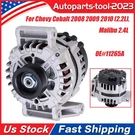 Oe 11265A New Alternator For Chevy Cobalt 2008 2009 2010 (2.2L), Malibu 2.4L Usa. Fixed Price $103.75.