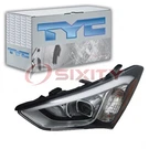 Tyc Left Headlight Assembly For 2013-2016 Hyundai Santa Fe Sport Electrical Qa. Fixed Price $331.89.