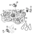 Genuine Mopar Alternator Remanufactured R4801768AA. Fixed Price $481.98.