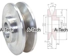 Aluminum Single Groove Delco Alternator Deep Belt Pulley 58OD 10MM Wide. Fixed Price $16.99.