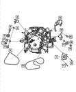 Genuine Mopar Engine Generator 4606822AA. Fixed Price $232.09.