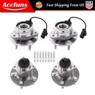 4PCS Front Rear Wheel Hub Bearings Kit For Chevy Malibu Saturn Aura G6 W/ Abs. Fixed Price $108.03.