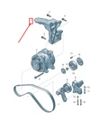 New Audi Q7 4L Alternator Bracket 079903805AF Original. Fixed Price $1937.15.