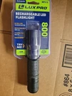 Luxpro XP916 Black Series Bright 800 Lumen Rechargeable Led Flashlight. Fixed Price $34.97.