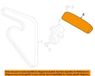 Subaru Oem 18-23 Crosstrek Cooling Belts Pulleys-shield 23774AA131. Fixed Price $41.72.