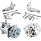 Gm One Wire Alternator, 65 Amp & Chrome 508 A/c Compressor. Fixed Price $794.99.