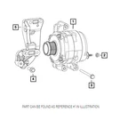 Genuine Oem Mopar Primary Alternator For Chrysler 200 Jeep Renegade. Fixed Price $409.04.