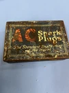 Ac Vintage 1930'S Spark Plugs Tin Box Metal Advertising Can W/ 2 Old. Fixed Price $59.00.