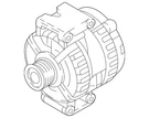 Genuine Volkswagen Alternator 06K-903-026-D. Fixed Price $319.66.
