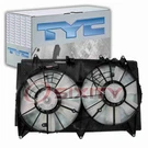 Tyc Dual Radiator & Condenser Fan Assembly For 2007-2009 Mazda CX-7 2.3L L4 Kx. Fixed Price $219.35.