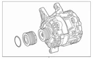 Genuine Mercedes-benz Three-phase Alternator 1399060000. Fixed Price $1300.00.