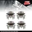 Ford Taurus Flex Lincoln Mks Mkt 4PCS Front Rear Wheel Bearing Hub Assembly. Fixed Price $98.50.