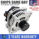 Alternator 11326 For 2010-2016 Toyota Highlander 2007-2016 Sienna 3.5L 150A. Fixed Price $85.99.