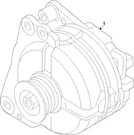 Genuine Audi Alternator 07K-903-026. Fixed Price $877.83.