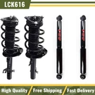 Front Struts W/ Coil Spring & Rear Shocks For 2014-2017 Nissan Rogue 2.5L Awd. Fixed Price $425.40.
