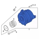 Genuine Ford Alternator L1MZ-10346-A. Fixed Price $634.74.