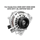 Alternator For 1.8L Honda Civic 2006 2007 2008 2009 2010 2011 80AMP 11176 S7. Fixed Price $89.99.
