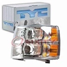 Tyc Left Headlight Assembly For 2007-2014 Chevrolet Silverado 3500 Hd Ca. Fixed Price $117.32.