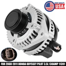 Premium 130A Alternator For Acura Mdx 2010-2013 Honda Odyssey 2008-2010 12V New. Fixed Price $85.99.