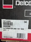 New Genuine Delco 8600308 Alternator 12V 160AMP. Fixed Price $296.20.