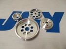 Aluminum Pulley Kit For The Fwd Nissan Sentra SR20DE, SR20VE, & SR20DET By Jgy. Fixed Price $239.00.