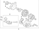 Genuine Mazda Rectifier P51X-18-W60. Fixed Price $211.36.