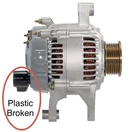 Plastic Cracked* Alternator For Jeep Grand Cherokee 1993-1998 Acdelco 335-1181. Fixed Price $59.95.