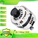 Oem Alternator 110AMP 13939 For 2002-2006 Nissan Altima Sentra 2.5L 23100-8J00B. Fixed Price $75.99.