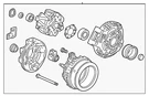 Genuine Honda Alternator 06311-5X6-505RM. Fixed Price $468.62.