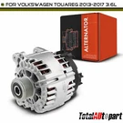 Alternator For Volkswagen Touareg 2013-2017 3.6L 180A Cw 7-GROOVE Clutch Pulley. Fixed Price $187.99.