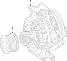 Genuine Mercedes-benz Remanufactured Three-phase Alternator 000-906-85-04-80. Fixed Price $1122.50.