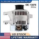 Alternator 13878 For Toyota Matrix Corolla Celica MR2 2003-2008 1.8L 80AMP Us. Fixed Price $77.99.