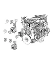 Genuine Mopar Engine Generator 68617107AB. Fixed Price $614.37.