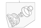 Genuine Volkswagen Alternator 038-903-018-QX. Fixed Price $657.52.
