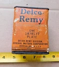 Nos Delco-remy Brush Plate For Many Vintage Generators New. Fixed Price $14.00.