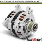 Alternator For Volkswagen Atlas 2018 Audi A3 140A 12V Cw 6-GROOVE Clutch Pulley. Fixed Price $196.99.